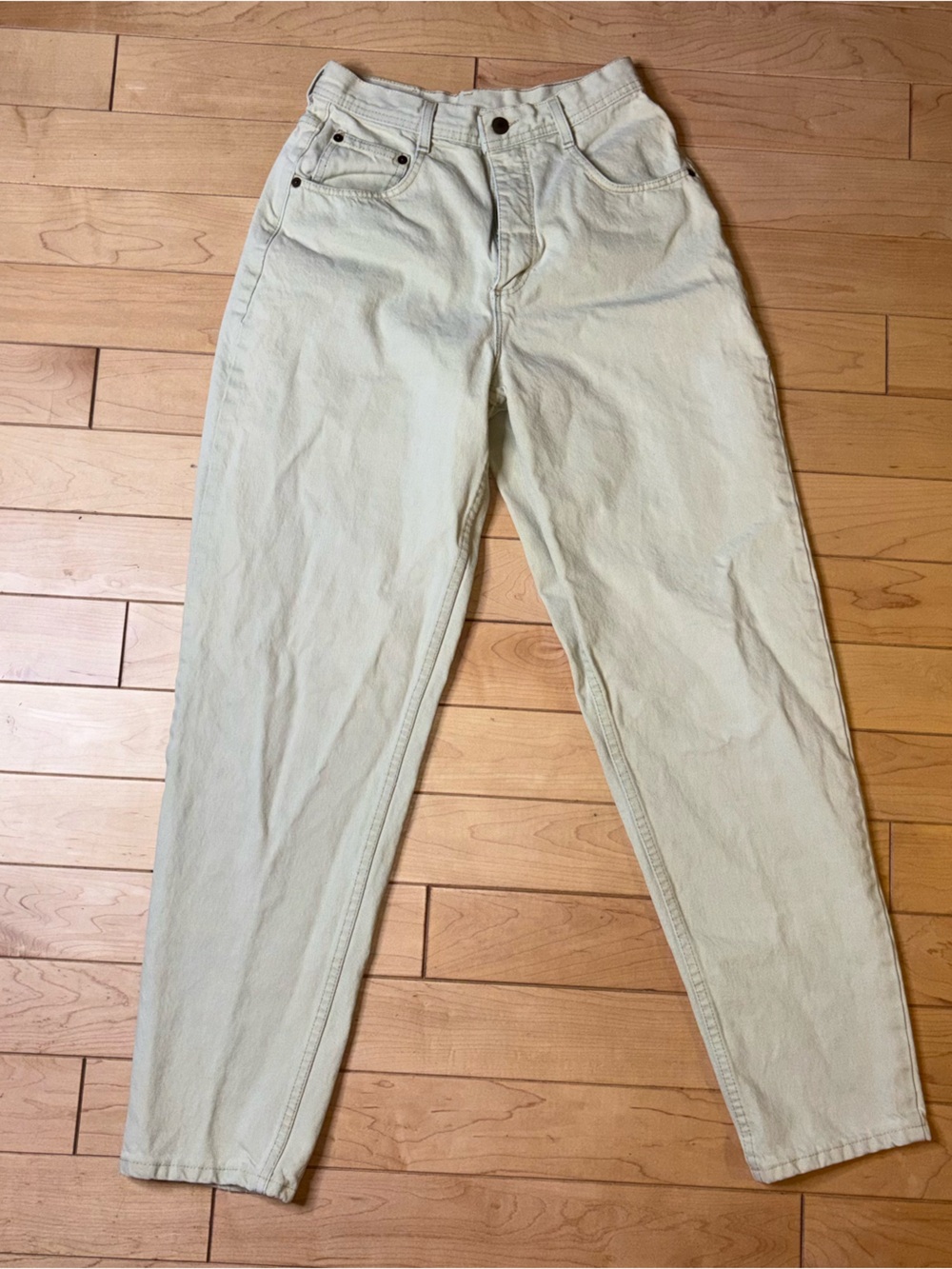 Parasuco Cheyenne / mom vintage jeans color Cream Waist 29